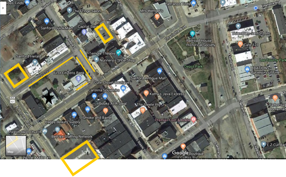 La Dolce Vita Pizzeria Parking Map